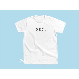 เสื้อยืดสกรีนลาย DEC. December