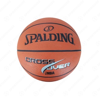 [ของแท้ 100%] พร้อมส่ง‼ ลูกบาสยาง Spalding เบอร์ 3 รุ่น Cross Over NBA