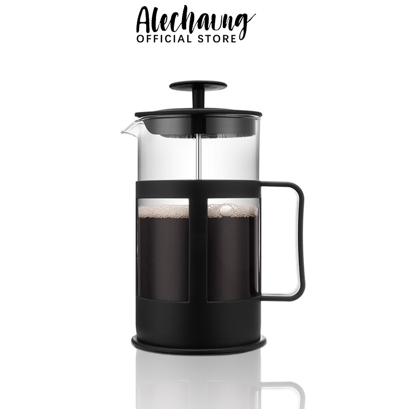 Alechaung เหยือกชงกาแฟสด กาชงกาแฟแบบกด ที่ชงกาแฟ French Press 350/600/800/1000ml ชงกาแฟ ชงชาได้
