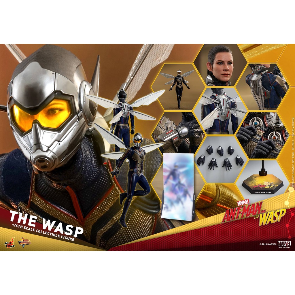 พร้อมส่ง! ฟิกเกอร์ Hot Toys MMS498 ANT-MAN AND THE WASP - THE WASP