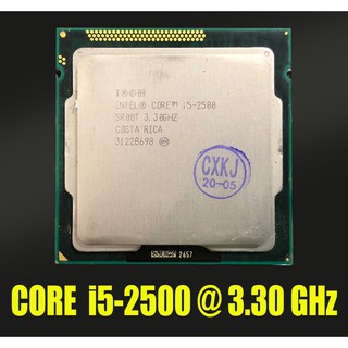 Intel Core i5-2500 @ 3.30 GHz