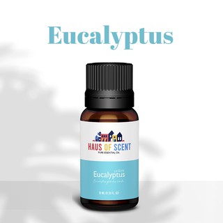 น้ำมันหอมระเหย น้ำมันอโรม่า ยูคาลิปตัส EUCALYPTUS บริสุทธิ์ 10 ml.-30 ml.  (Pure Essential Oil) by HAUS OF SCENT