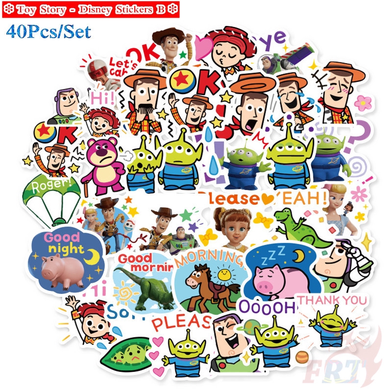 Toy Story Series B Disney Cartoon สติ๊กเกอร์ 40Pcs/Set DIY Decals ...