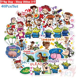 ❉ Toy Story Series B Disney Cartoon สติ๊กเกอร์ ❉ 40Pcs/Set DIY Decals สติ๊กเกอร์ for Album Diary Laptop Scrapbooks Skateboard