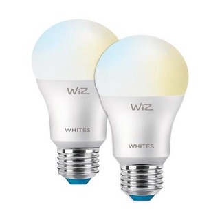 [พร้อมส่ง] HomeDoDee หลอด LED WIZ A60 + WIZMOTE 9 วัตต์ E27 COOLWHITE/DAYLIGHT/WARMWHITE แพ็ก 2 ชิ้น หลอดไฟ LED