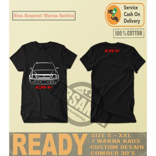 เสื้อยืด พิมพ์ลายรถยนต์ Honda CRV CR V GEN 1 RACING