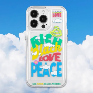 RichBlackcase แท้ 💯(มีประกันสินค้า) Love and Peace Letter ส่งฟรี ✅