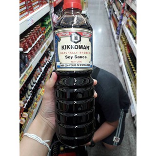 Kikkoman คิคโคแมน ซอสถั่วเหลือง 1,000 มล. มีแบบฝาแดงและแบบฝาเขียว