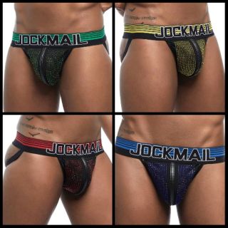 🔥ส่งฟรี 🔥 JOCKMAIL | Glitter Jockstrap กางเกงในชาย กางเกงในชายเปิดก้น กางเกงในชายเซ็กซี่