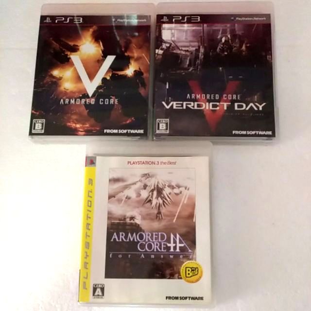 แผ่นเกมส์ PS3  Armored core (JP) แยกขาย