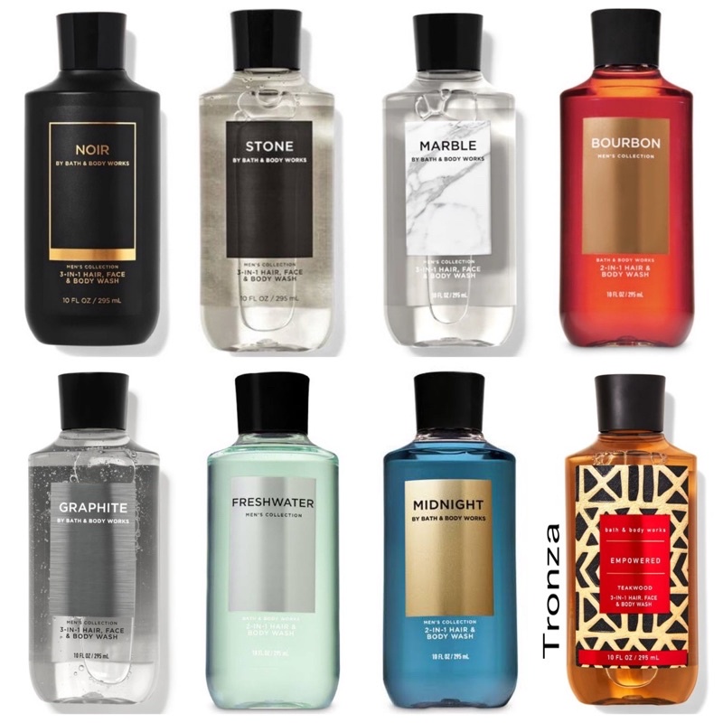 GRAPHITE,OCEAN,MARBLE,midnight ,TEAKWOOD, freshwater Bath &amp; Body Works body wash ,shower gel เจลอาบน้ำ ครีมอาบน้ำ