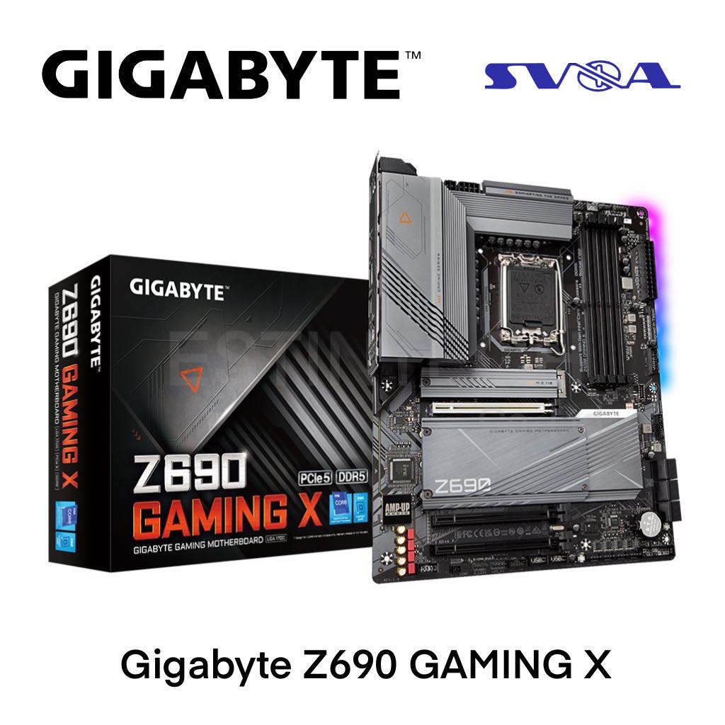 Mainboard(เมนบอร์ด) 1700 Gigabyte Z690 GAMING X ของใหม่ประกัน 3ปี
