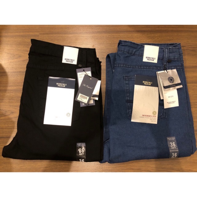 Beverly Hills Polo Club ✨✨กางเกงยีนส์เอวสูงทรง slim fit