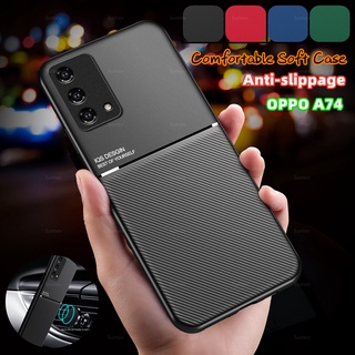 เคสโทรศัพท์ลายทางเรียบง่ายสำหรับ OPPO A74 OPPOA A 74 95 A95 OPPOA95 OPPOA74 CHP2219 เคสโทรศัพท์นุ่มสบาย  เคส TPU กันกระแทก เปลือกหลังบาง กรณีป้องกันการลื่นไถล