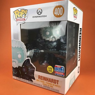 Funko POP Reinhardt 6" Glow In the Dark : Overwatch NYCC 2018 Super Sized 400