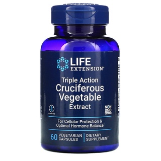 Life Extension, Triple Action Cruciferous Vegetable Extract 60 Vegetarian Capsules