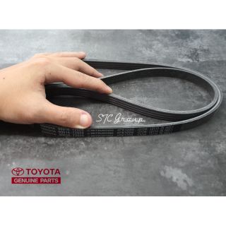 สายพานหน้าเครื่อง Toyota Vios NCP93 / Yaris NCP91 เครื่องยนต์ Bensin 1.5 cc ( Toyota แท้ศูนย์ 100% ) 4PK1220