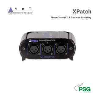 ART: XPatch – Three Channel XLR Balanced Patch Bay