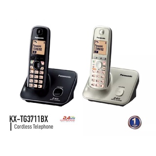 โทรศัพท์ไร้สาย PANASONIC KX-TG3711BX (ของแท้) รับประกัน 1 ปี KX-TG3711