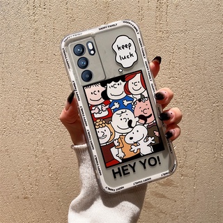 2021 New เคสโทรศัพท์ OPPO Reno 6 5G/OPPO Reno 5 /OPPO Reno 4 4G /OPPO Reno 4 Pro 4G /OPPO A94 4G /OPPO A74 4G /OPPO A54 4G /OPPO A15 /OPPO A16 Phone Casing Lovable Cartoon Snoopy Transparent Shockproof Phone Silicone Soft Case เคส OPPO Reno6 5G