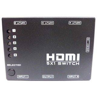 HDMI 5 Port HDMI Splitter Switch Switcher Hub Box 1080P HDTV PS3 Xbox 360 + IR Remote