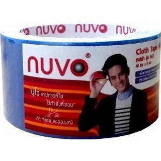 NUVO เทปผ้า รุ่น 666 ขนาด 48 มม. x 8 หลา สีน้ำเงิน