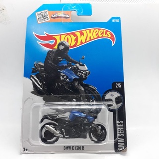 รถเหล็ก Hotwheels BMW K 1300 R สีน้ำเงิน (ib24)