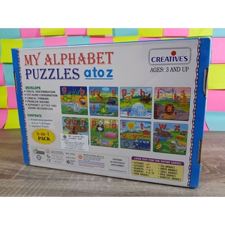 จิ๊กซอสัตว์ตามตัวอักษรนำหน้า (My Alphabet Puzzles a to z)