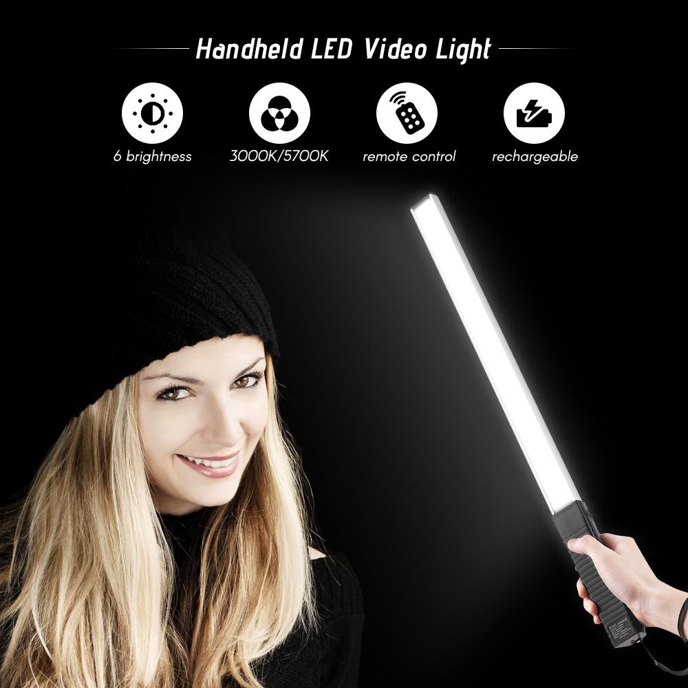 Handhled LED Video Light Wand Dimmable Bi-color Photo LED Stick with ...