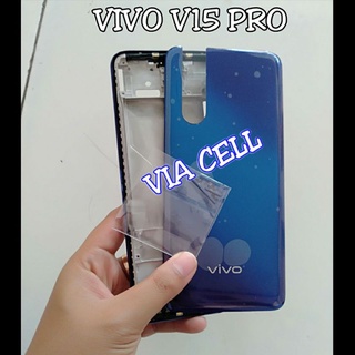 กรอบหน้าจอ Lcd กระดูกกลาง + เคสด้านหลัง Vivo V15 Pro - Vivo V15 Pro แบบเต็มชุด