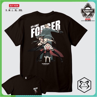 เสื้อยืด ลายการ์ตูนอนิเมะ SPY X FAMILY FORGER FAMILY V2 สําหรับครอบครัว