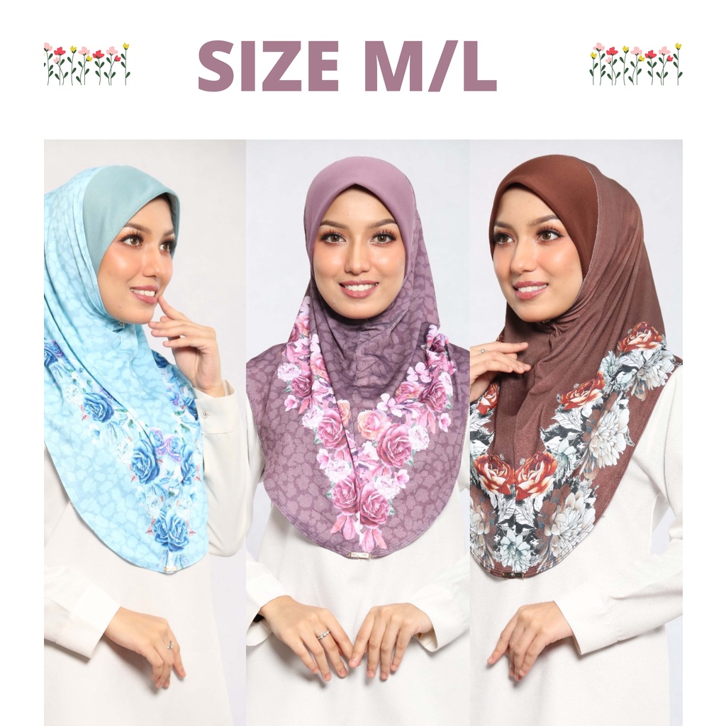 Raya COLLECTION Tudung Sarong Adura แผงหินมอสเครป 5D