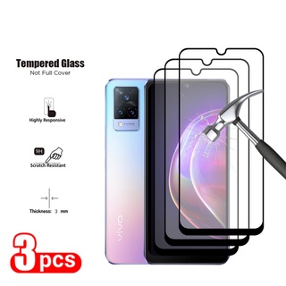 Tempered Glass For VIVO V21 5G V20 SE Y51 Y31 Y19 Y20 Y20i Y20s Y12s Y12A Y17 Y15 Y12 Y11 Screen Protector 9D 9H High Clear Transparent Full Cover Glue Coverage Protective Film