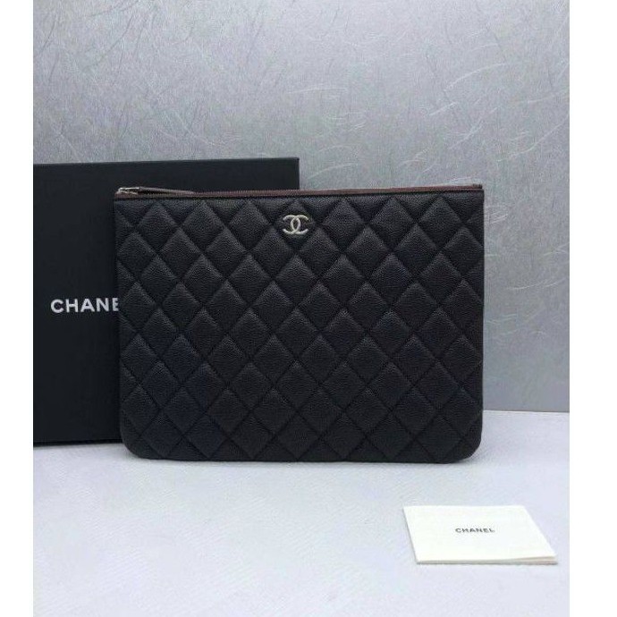 Chanel​ CC​ Clutch​ 30cm.​ cavier​ VIP​