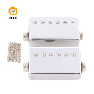 อุปกรณ์เสริมสะพานโครเมี่ยมสําหรับกีตาร์ไฟฟ้า Humbucker 2 ชุด