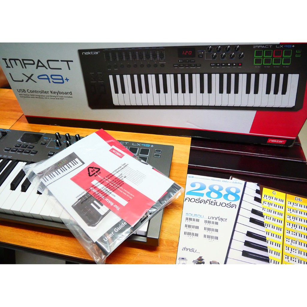 Nektar Impact LX49+ 49-key USB-MIDI Keyboard Controller