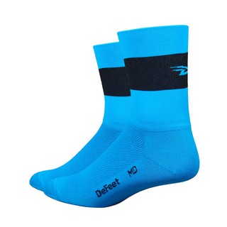 DEFEET AIREATOR 5" TEAM DEFEET SOCK -  ถุงเท้าสำหรับออกกำลังกาย