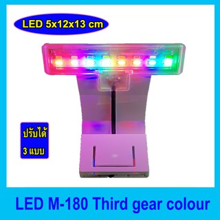 Mini LED-M180 multicolor 3 step มินิโคมไฟ LED เม็ดไฟหลายสี เปิดได้ 3 แบบ