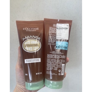 LOCCITANE Almond Shower Scrub 200 ml. แท้ 💯% ป้ายคิงเพาเวอร์