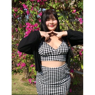 0XL-4XL🥰ชุดเซท ชุด 2 ชิ้น ชุดสายเดี่ยว กระโปรง สาวอวบ สาวไซส์พลัส เดรสไซส์ใหญ่ ผ้ายืด