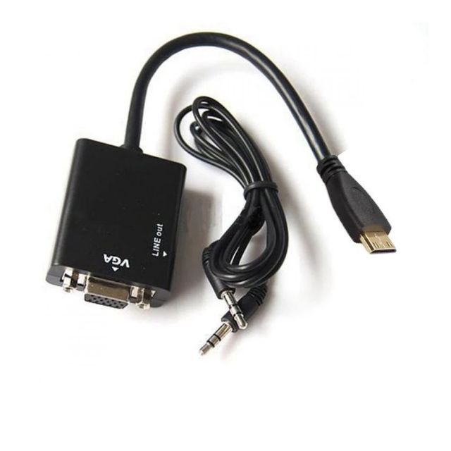 สายแปลง  HDMI แปลงเป็น HDMI to VGA