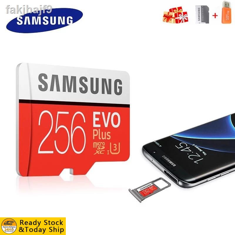 3 years warranty SAMSUNG Memory Card Micro SD 32GB 64GB 128GB SDHC SDXC Grade EVO Class 10 C10