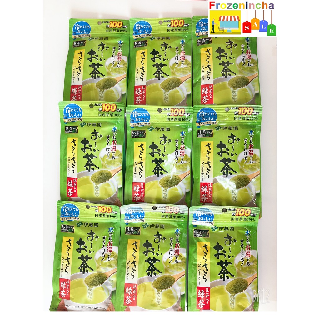 Itoen ชาเขียวญี่ปุ่น ผงสำเร็จ สำหรับชงดื่ม 80 g (1 ซอง) ชงได้ 100 แก้ว