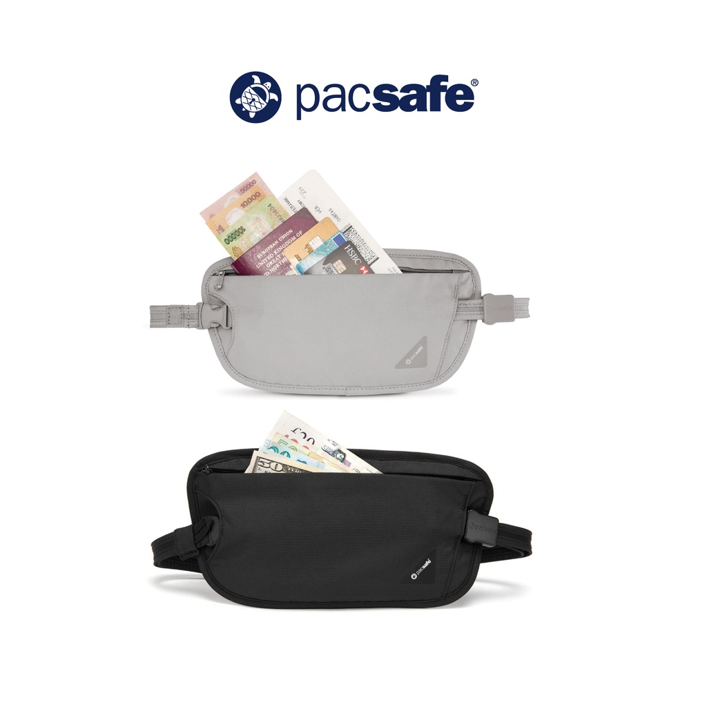 Pacsafe COVERSAFE X100 WAIST WALLET ANTI-THEFT กระเป๋ากันขโมย กระเป๋าคาดเอว