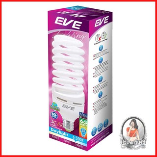 หลอดประหยัดไฟ หลอดไฟ หลอดประหยัดไฟ EVE X-FIRE 65 วัตต์ DAYLIGHT 
 หลอดประหยัดไฟ ขนาด 11 วัตต์ มีบัลลาสต์ในตัว ให้ความสว่