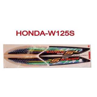 A สติ๊กเกอร์ติดรถมอเตอร์ไซด์ สำหรับ HONDA-W125S ปี2005 ไฟเลี้ยวบังลม