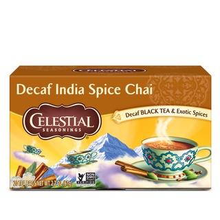 Celestial Seasonings Herbal Tea India Spice Chai (USA Imported) เซเลสเทล ชา สไปซ์ ชัย ที 3g. x 20 tea bags