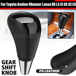 หัวเกียร์ สีดํามันวาว สําหรับ Toyota Avalon 4Runner Lexus RX LS IS GS SC ES