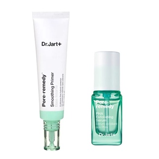 Dr.Jart+ Pore remedy Smoothing Primer 30ml / PHA Exfoliating Serum 15ml, 30ml / Renewing Foam Cleanser