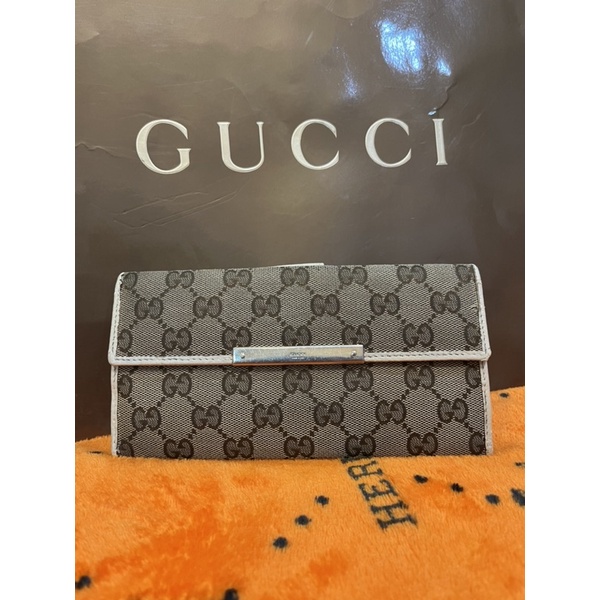 พร้อมส่ง**กระเป๋าสตางค์ใบยาว GUCCI แท้มือสอง💯